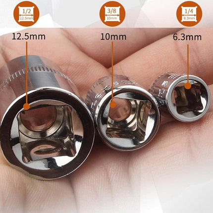 14x E Torx Socket Set Female Start Bit External Hex Torque E4-E24