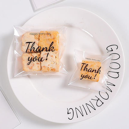 500 Pack Self Adhesive Cookie Packaging Bags Vibrant Designs OPP Material