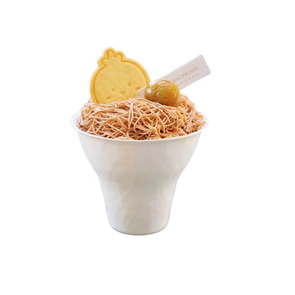 50pcs Disposable Ice Cream Cups Degradable Sugarcane Pulp Eco-Friendly Party