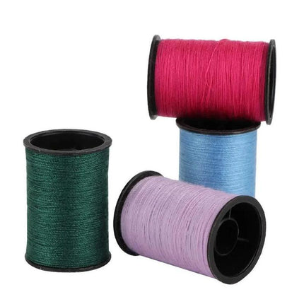 64Rolls Sewing Machine Line thread Spool Set Bobbin Cotton Reel Needle Tape Kit - Aimall