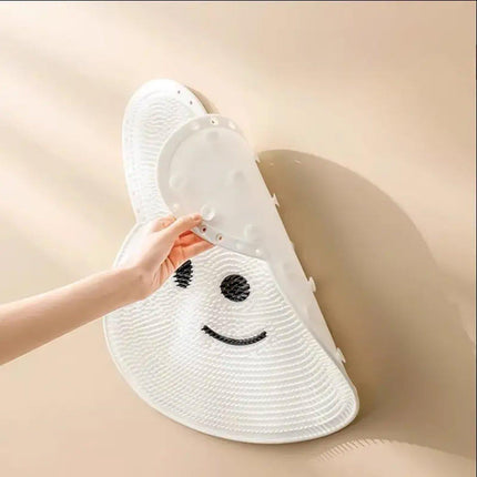 Silicone Foot Scrubber Rabbit Tub Mat Suction Cup Exfoliating Brush Cleaning Mat