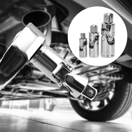 3pcs Universal Adapter Socket Set Steering Wrench Fitting Tool Kit for Repair