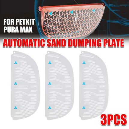 3PCS Smart Self-Cleaning Cat Litter Box Easy Wash Removable Tray Automatic Scoop