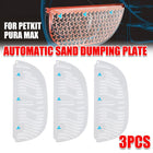 3PCS Smart Self-Cleaning Cat Litter Box Easy Wash Removable Tray Automatic Scoop