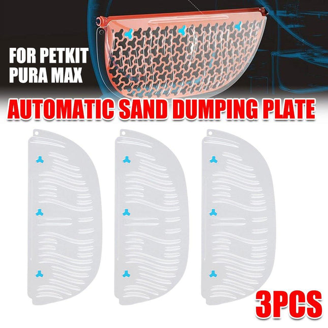 3PCS Smart Self-Cleaning Cat Litter Box Easy Wash Removable Tray Automatic Scoop