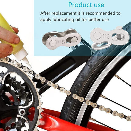 6/7/8/9/10/11 Speed 5 Pairs Bike Chain Master Link Connector QR + Simple Tool - Aimall