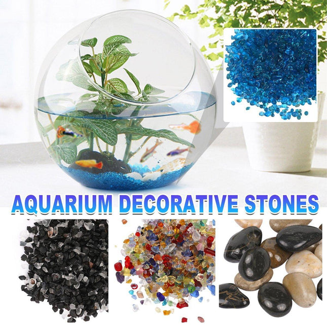Fish Tank Bottom Sand Aquarium Decoration Landscaping Coloured Stones Gravel