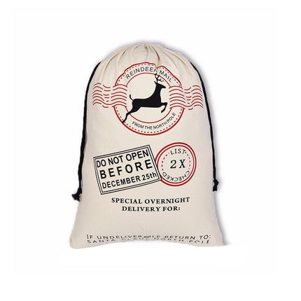 Large Christmas Sacks Jumbo Large Santa Gift Sack Bag Gifts Stocking Present Bag