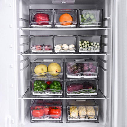 Kitchen Fridge Drawer Organiser Storage Boxes Refrigerator Storage Containers