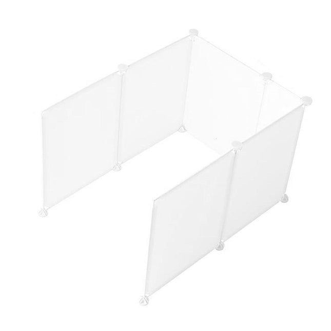 Cat Litter Box Enclosure Splash Proof Baffle Cover Partition for Cats Shield