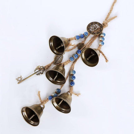2X Witch Bells Protection For Door Knob Hanger Wind Chimes Clear Negative Energy