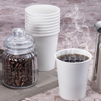Disposable Coffee Cups Takeaway Paper Single Wall Take Away Bulk 8oz - Aimall