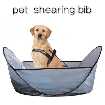 Pet Grooming Shearing Bib for Large Small Dogs Cats Pets 5 Colors Optional - Aimall