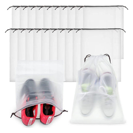 25PCS Portable Travel Shoe Bags Sport Storage Pouch Drawstring Dust Organizer