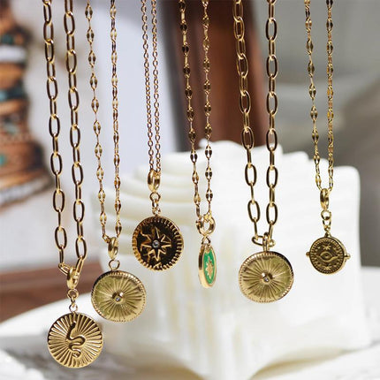 Fashion Detachable Titanium Steel Pendant Various Styles Gift For Woman Lady - Aimall