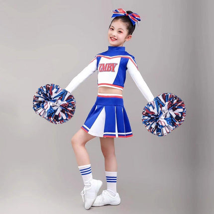 4PCS Cheerleading Hand Flower Set Performance Cheerleader Flower Ball Props