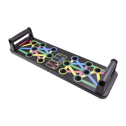 14 in1 Push Up Board Rack Bar Grip Handle Muscle Train Gym Workout Fitness Stand - Aimall