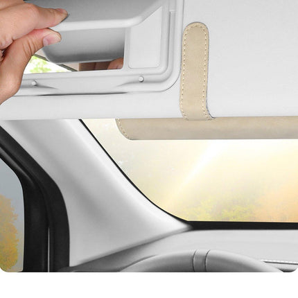Car Sunglasses Holder Sun Visor Glasses Clip Storage Case Organizer for Vehicles