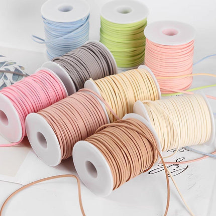 Leather Suede Rope Drawstring Diy Braided Rope Gift Box Packaging Belt