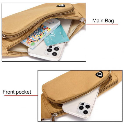 Bum Waist Bag Handy Belt Climbing Hiking Fanny Pack Zip Sport Pouch Large Unisex Aimall
