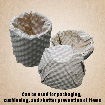 Cowhide Pressure Bubble Paper Roll Shock Absorbing Biodegradable Cushioning Wrap