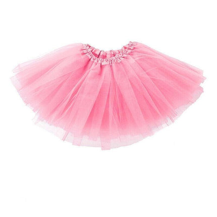 Kids Size Girls Tutu Skirt Princess Dressup Party Costume Ballet Dancewear - Aimall