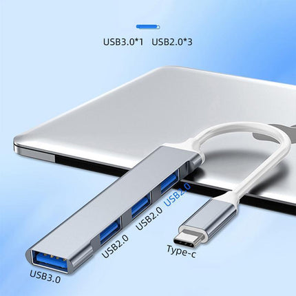 USB C HUB 3.0 Type C 4-Port Multi-Splitter OTG Adapter for PC Android Laptop Mac - Aimall