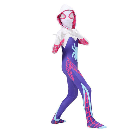Halloween Costume Children's Boomsuit Headgear Clothes Miles Adult Male Gwen Steel Spider Tight Man