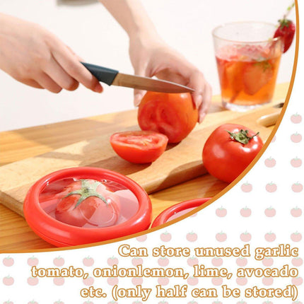 4PCS Vegetable Fruit Shaped Storage Saver Food Containers for Fridge Kitchen