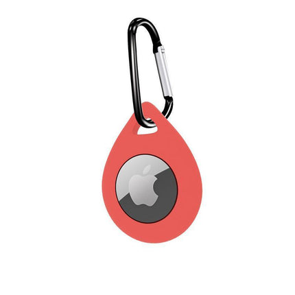 For Apple AirTag Air Tag Silicone Protective Case Cover Location Tracker Keyring - Aimall