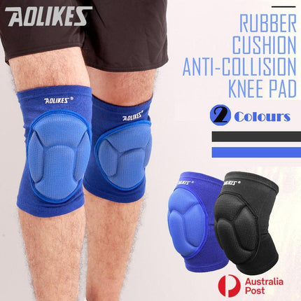 Knee Pad Crashproof Antislip Brace Leg Sleeve Protector Guard Support Men - Aimall
