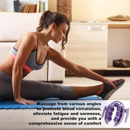 Leg Muscle Massager Roller 26 Round Wheel Calf Relaxation Yoga Fitness Tool