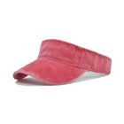 Unisex Summer Denim Sun Visor Cap Breathable Washed Running Hat UV Protection