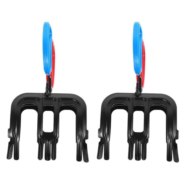 2pcs Fish Clamp Control Pliers Triple Teeth Fish Grabber Fishing Accessories