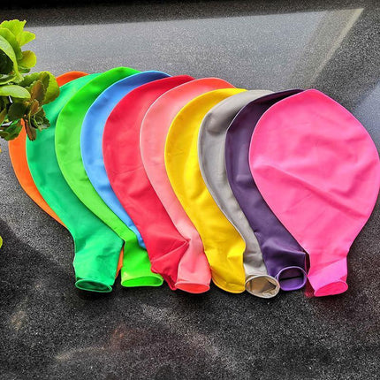 15PCS 36 Inch Large Round Balloons Party Decor KTV Bar Atmosphere Latex Balloons