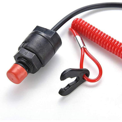 Boat Outboard Engine Motor Kill Stop Switch Safety Tether Lanyard For Yamaha - Aimall