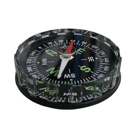 1 x Mini Pocket Compass Outdoor Sports Camping Hiking Navigation Black (L073-09) Aimall