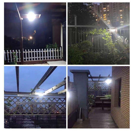 3 Head Solar Motion Sensor Light Outdoor Garden Wall Security Flood Lamp 74LEDs - Aimall