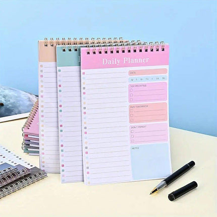 20PCS A5 Spiral Week Planner Efficient Time Management Notebook Schedule Book