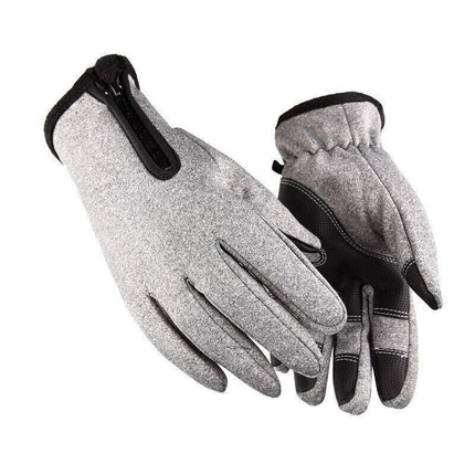 Winter Warm Windproof Waterproof ANTI-SLIP Thermal Touch Screen Gloves Unisex L Size - Aimall