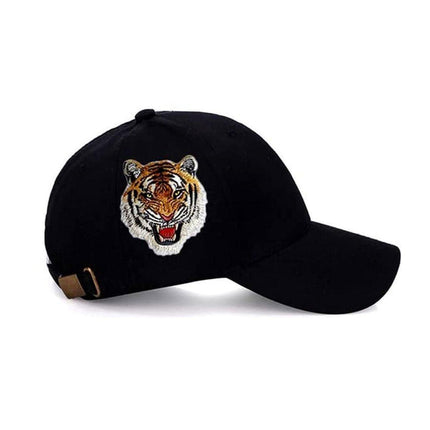 2PCS Embroidery Animal Patches Burned Edge Tiger Lion Cloth Sticker Sewing