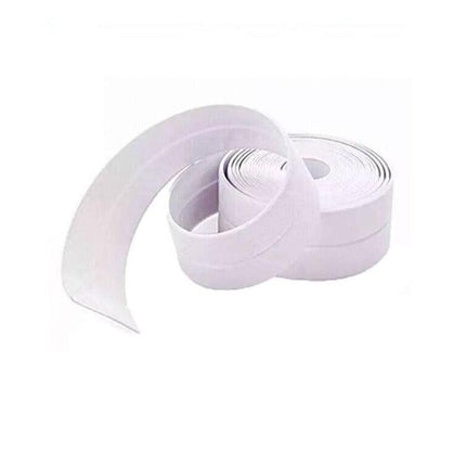Kitchen Bathroom Sink Sealing Strip Waterproof Tape 3.2M White Easy to Clean White - Aimall