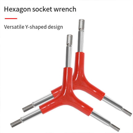 2PCS Hex Socket 3 Prong Bike Repair Tool for Mountain Bicycle Maintenance Kit