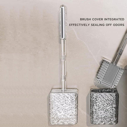 Corrugated Toilet Brush No Dead Angle Wall Hanging Toilet Cleaning Brush