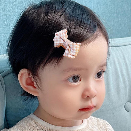 5PCS Girls Bowknot Snap Hair Clips Headband Cute Hair Accessories Set