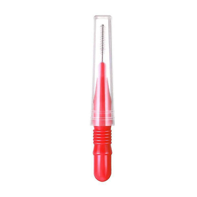200PCS Interdental Brush Floss Sticks Tooth Floss Head Toothpick Cleaning New Red - Aimall