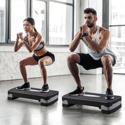 Plastic Fitness Step Pedals Small Exercise Platform for Aerobic Workout Training