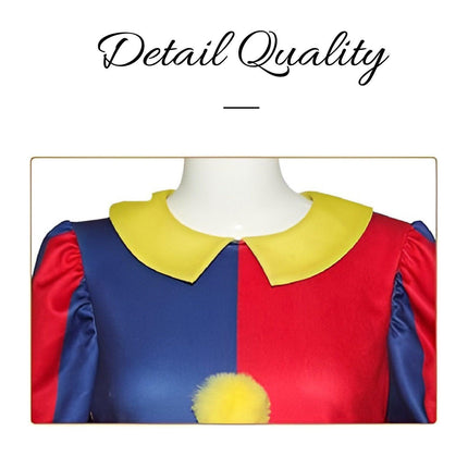 Magical Figures Circus Cosplay Tight Body Costume Pomni Cosplay Halloween Pamni
