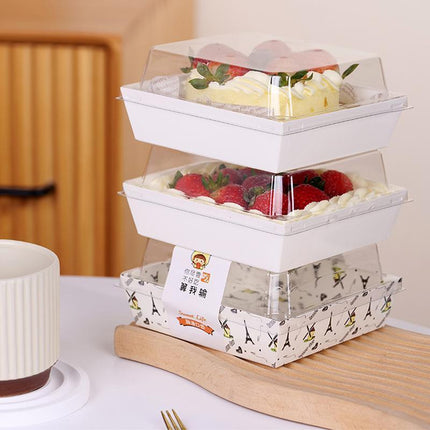 Display Candy Cookie Cake Packing Box Gift Boxes Party Supplies Kraft Paper Box - Aimall