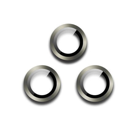 For Apple iPhone 15 Pro/Pro Max Camera Lens Protector Glass Screen Metal Ring